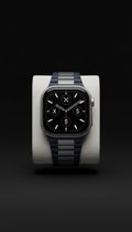 Apple Watch Ultra bracelet maillon bleu nuit