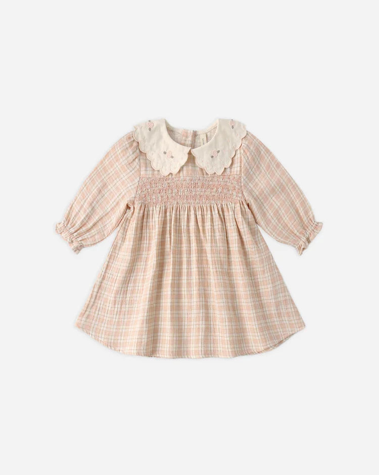 Callie Dress | Pink Plaid | Quincy Mae
