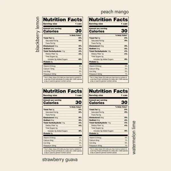 Hiyo — Coffret Varié | 12 Canettes 355 mL | Boisson Sans Alcool