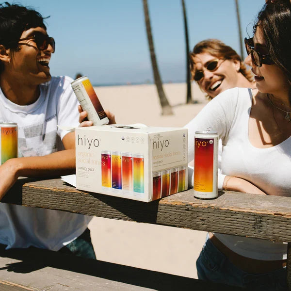Hiyo — Coffret Varié | 12 Canettes 355 mL | Boisson Sans Alcool